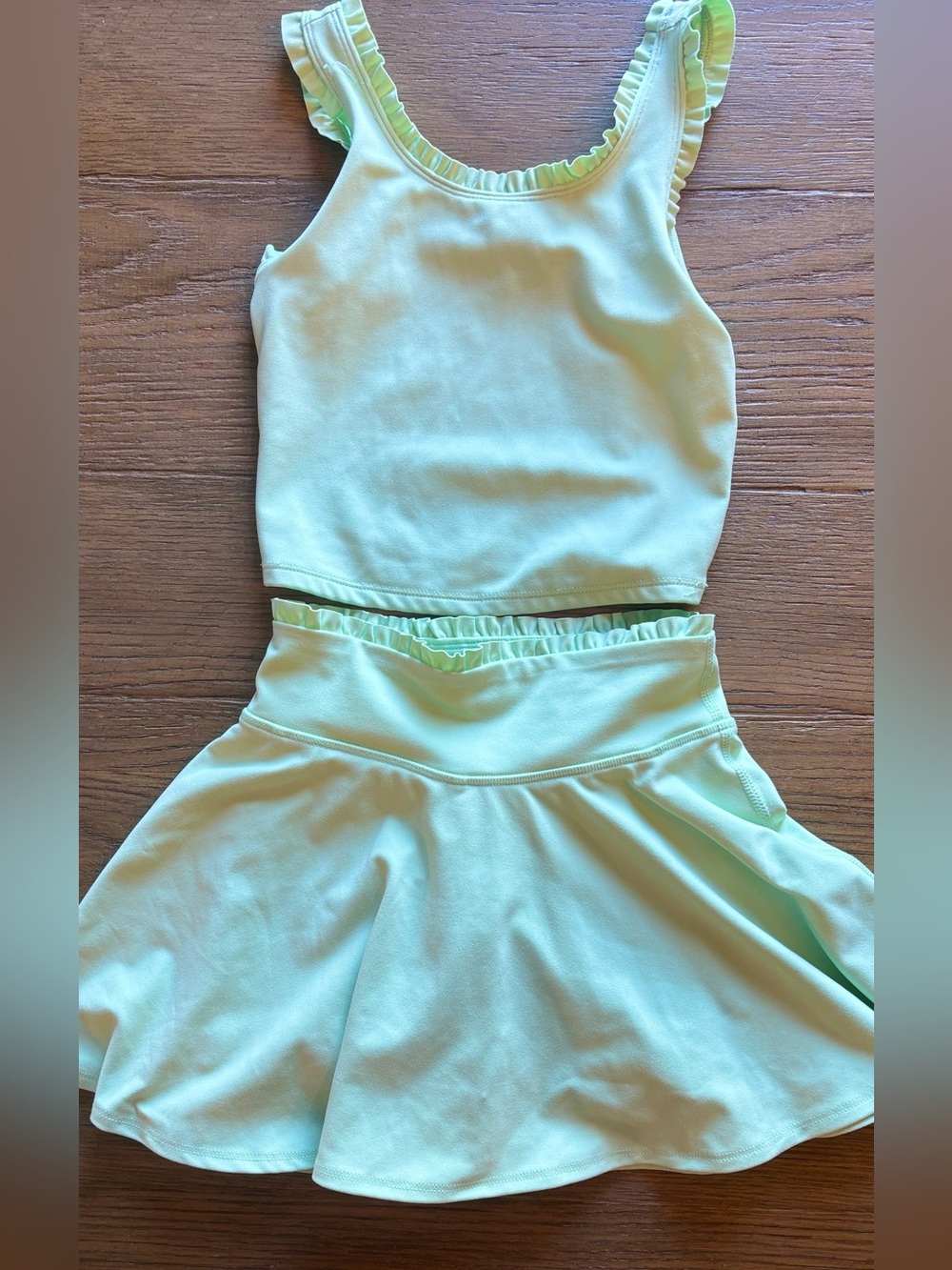 Yogalicious Lime Green Girls Set